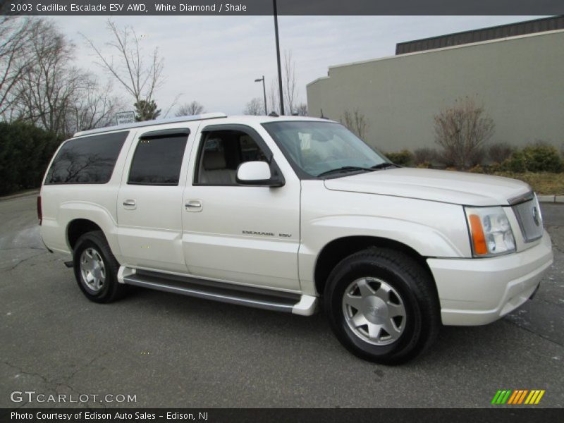 White Diamond / Shale 2003 Cadillac Escalade ESV AWD
