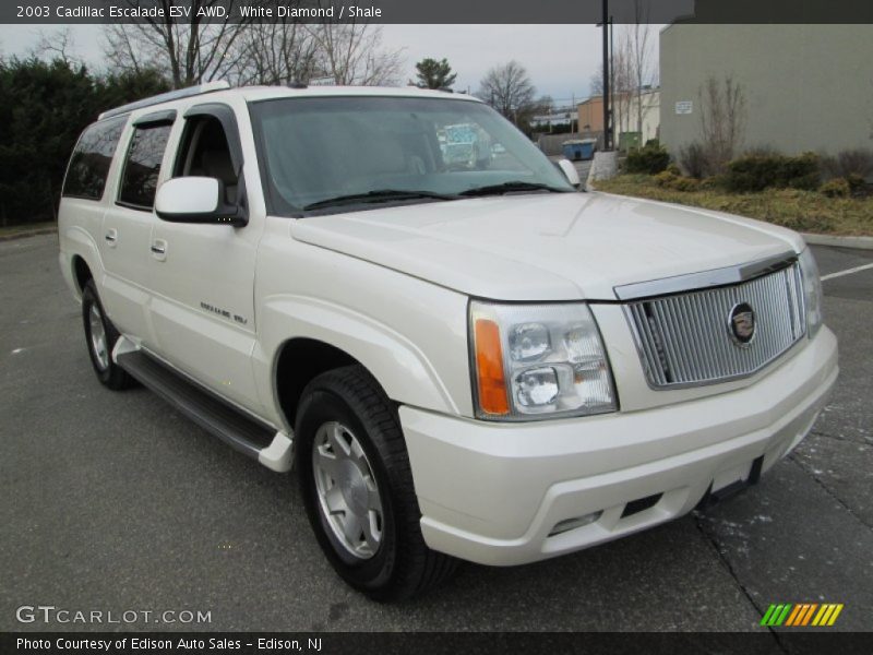 White Diamond / Shale 2003 Cadillac Escalade ESV AWD