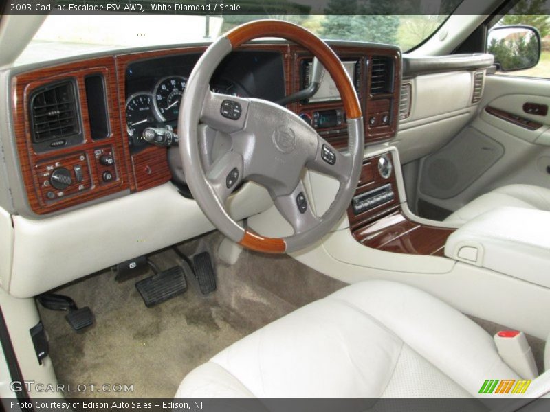 White Diamond / Shale 2003 Cadillac Escalade ESV AWD