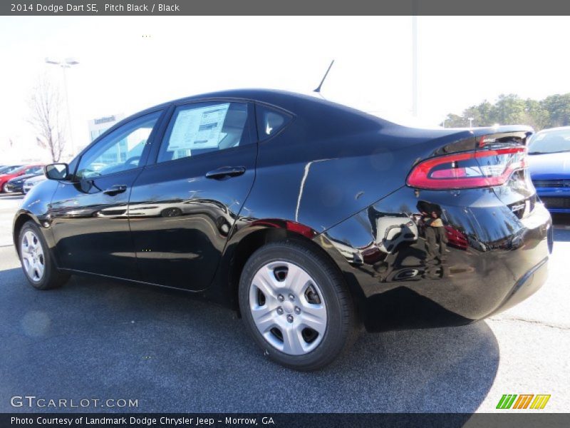 Pitch Black / Black 2014 Dodge Dart SE