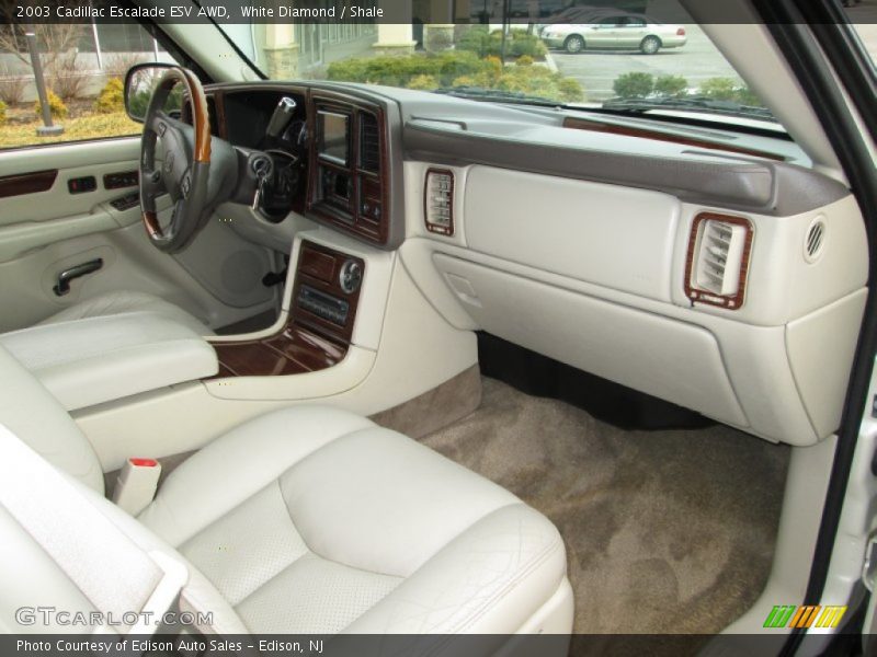 White Diamond / Shale 2003 Cadillac Escalade ESV AWD