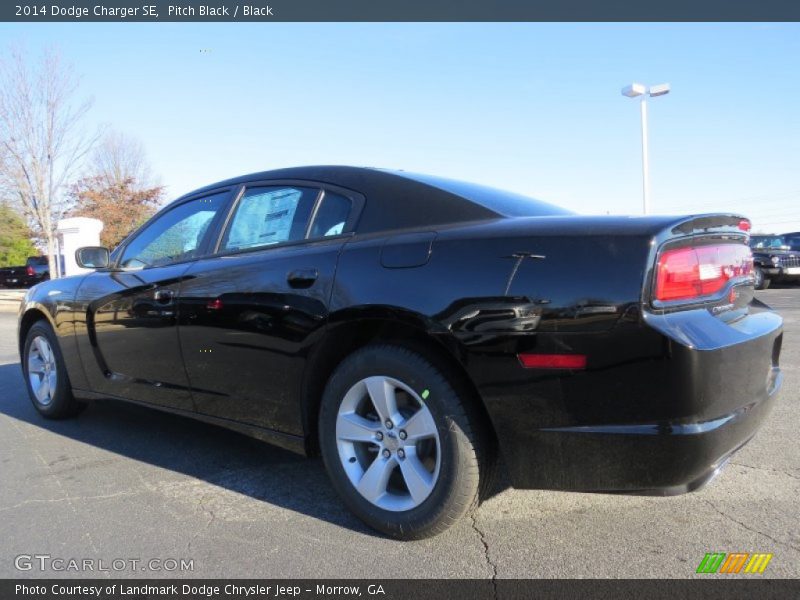 Pitch Black / Black 2014 Dodge Charger SE