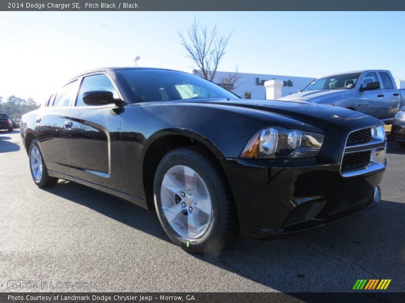 Pitch Black / Black 2014 Dodge Charger SE