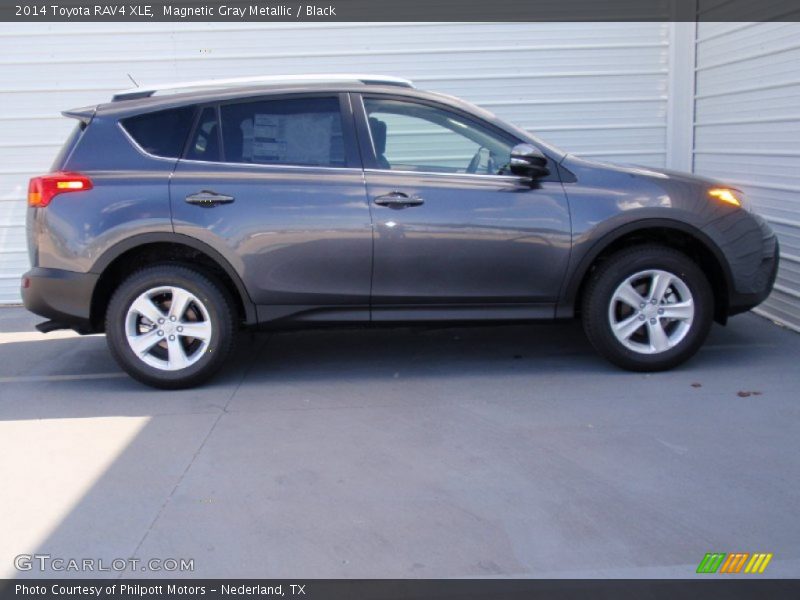 Magnetic Gray Metallic / Black 2014 Toyota RAV4 XLE
