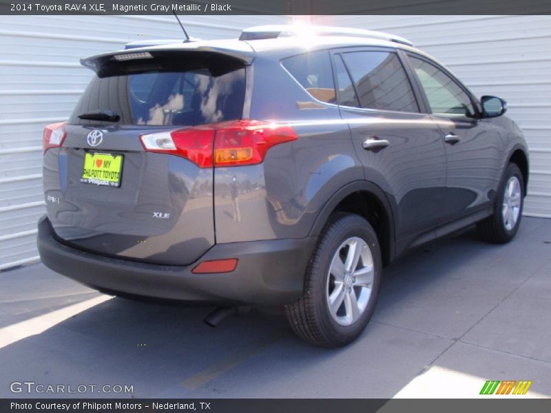 Magnetic Gray Metallic / Black 2014 Toyota RAV4 XLE