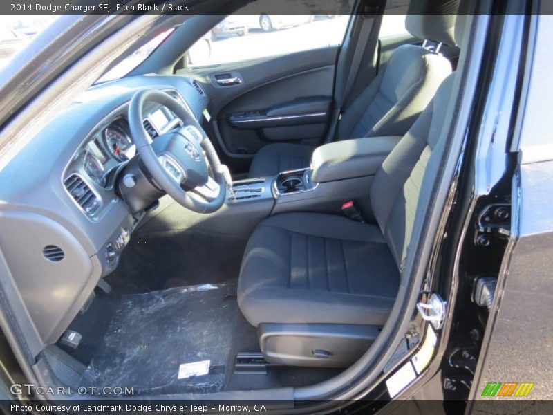 Pitch Black / Black 2014 Dodge Charger SE
