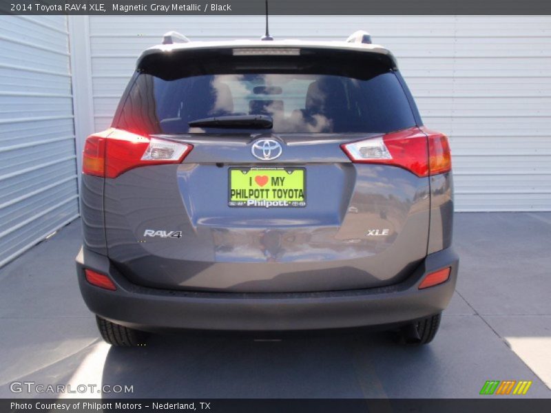 Magnetic Gray Metallic / Black 2014 Toyota RAV4 XLE