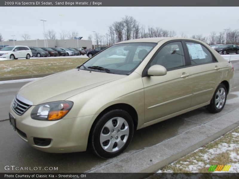 Front 3/4 View of 2009 Spectra EX Sedan
