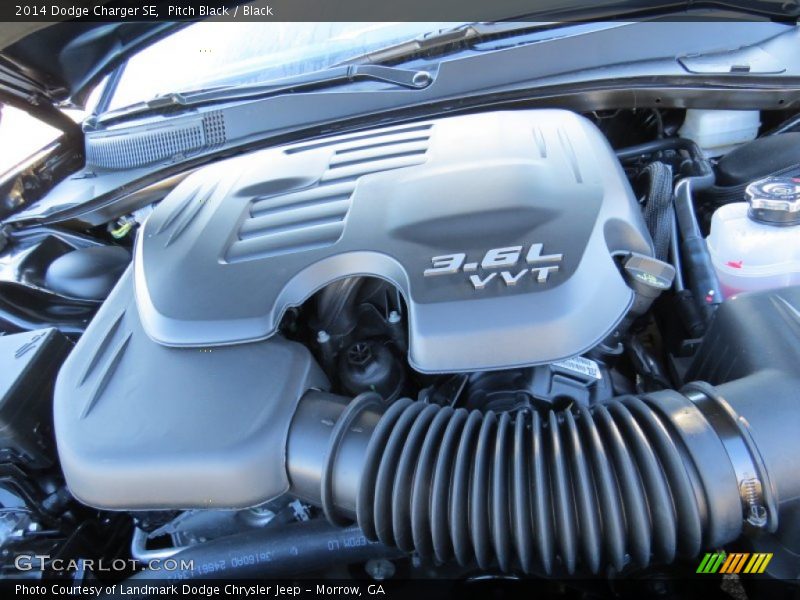 Pitch Black / Black 2014 Dodge Charger SE