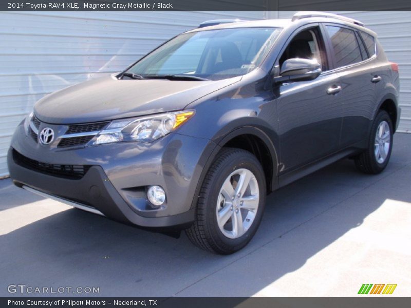 Magnetic Gray Metallic / Black 2014 Toyota RAV4 XLE