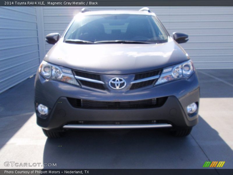 Magnetic Gray Metallic / Black 2014 Toyota RAV4 XLE