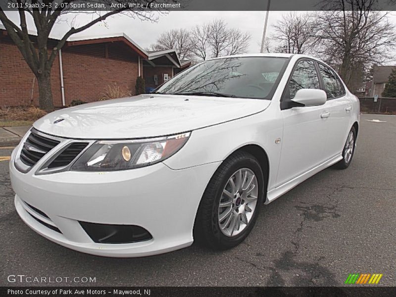 Arctic White / Parchment 2011 Saab 9-3 2.0T Sport Sedan