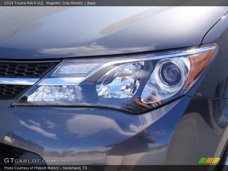 Magnetic Gray Metallic / Black 2014 Toyota RAV4 XLE