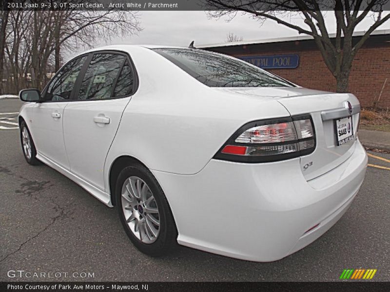 Arctic White / Parchment 2011 Saab 9-3 2.0T Sport Sedan