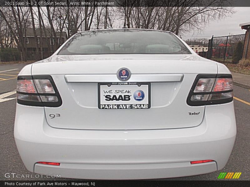 Arctic White / Parchment 2011 Saab 9-3 2.0T Sport Sedan