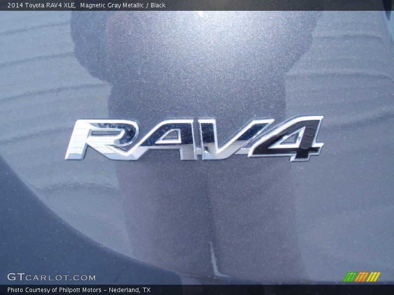 Magnetic Gray Metallic / Black 2014 Toyota RAV4 XLE