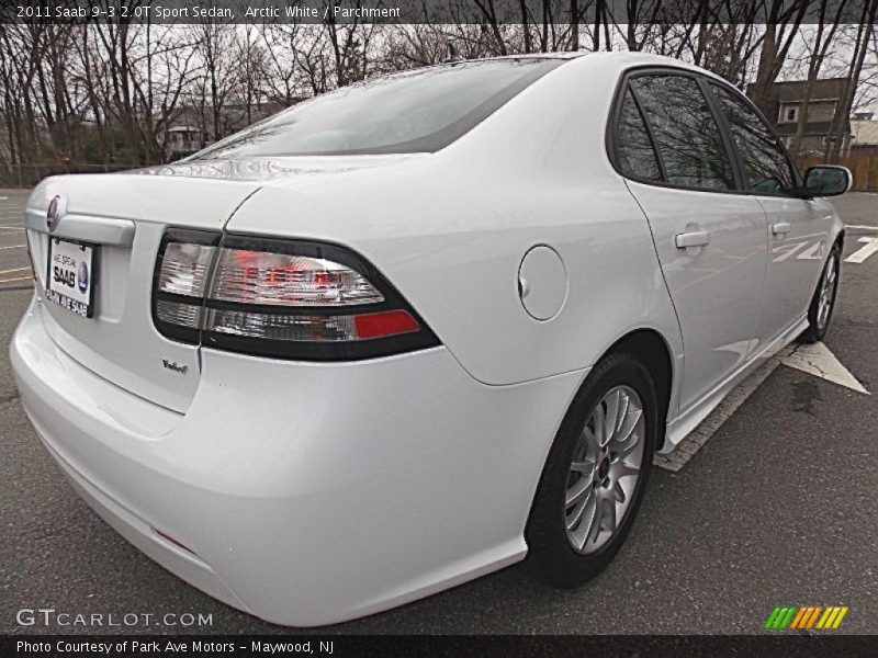 Arctic White / Parchment 2011 Saab 9-3 2.0T Sport Sedan