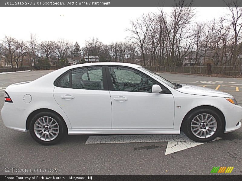 Arctic White / Parchment 2011 Saab 9-3 2.0T Sport Sedan