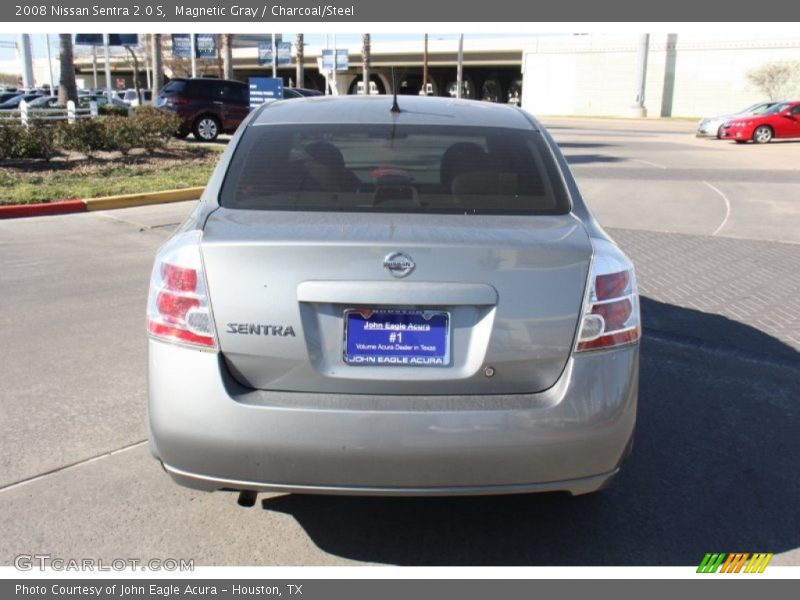 Magnetic Gray / Charcoal/Steel 2008 Nissan Sentra 2.0 S