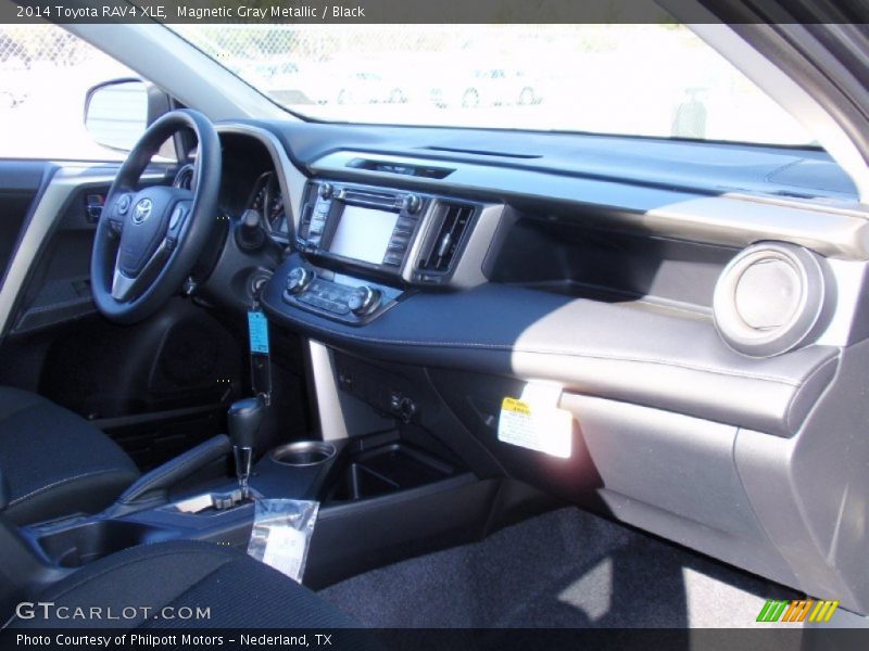 Magnetic Gray Metallic / Black 2014 Toyota RAV4 XLE