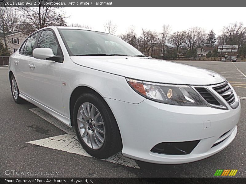 Arctic White / Parchment 2011 Saab 9-3 2.0T Sport Sedan
