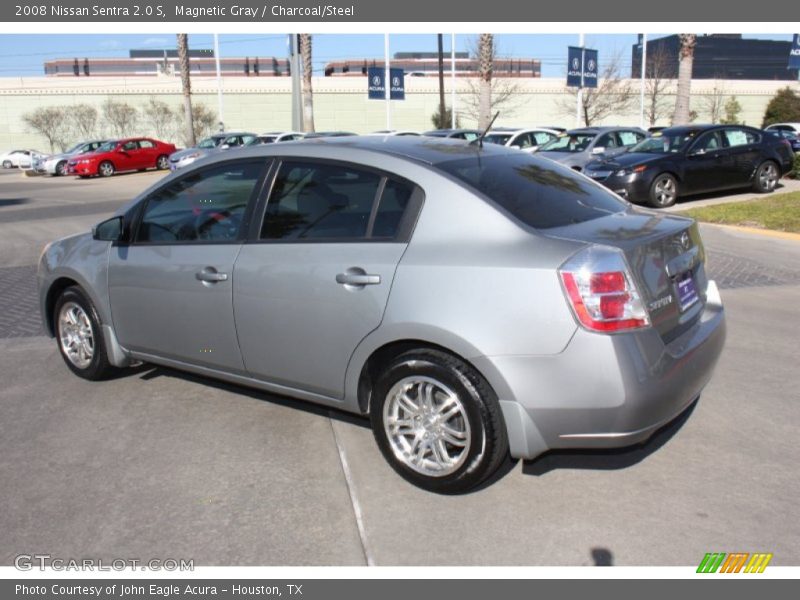 Magnetic Gray / Charcoal/Steel 2008 Nissan Sentra 2.0 S