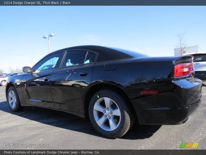 Pitch Black / Black 2014 Dodge Charger SE