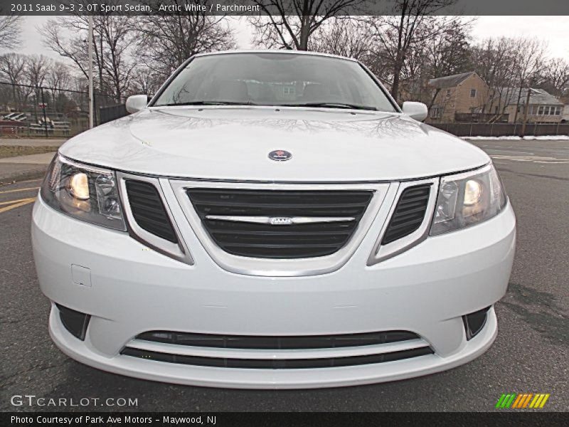 Arctic White / Parchment 2011 Saab 9-3 2.0T Sport Sedan