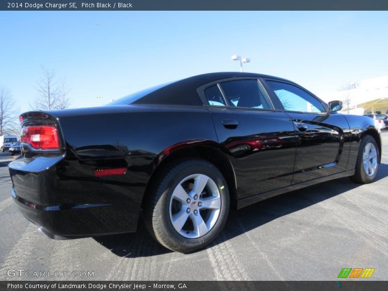 Pitch Black / Black 2014 Dodge Charger SE