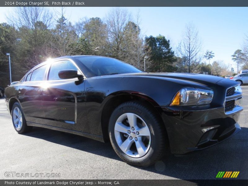Pitch Black / Black 2014 Dodge Charger SE