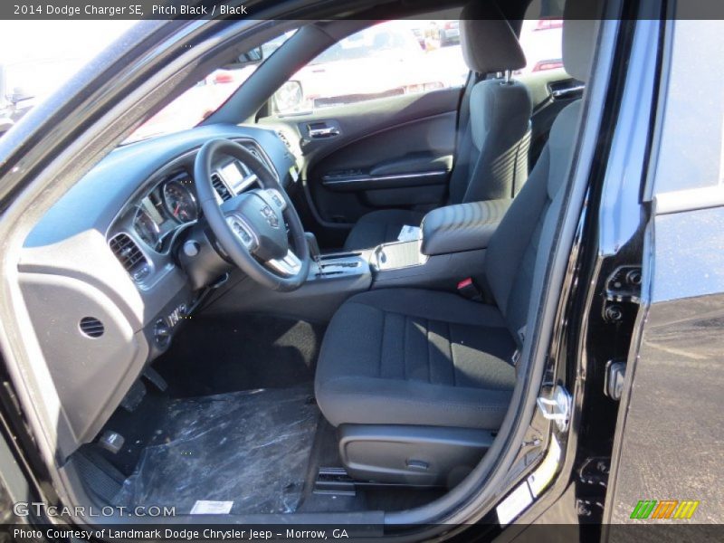 Pitch Black / Black 2014 Dodge Charger SE
