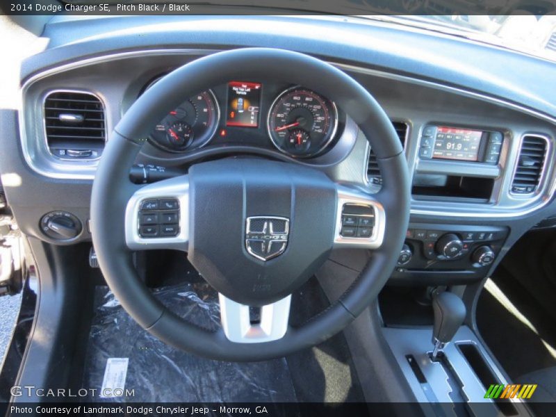 Pitch Black / Black 2014 Dodge Charger SE
