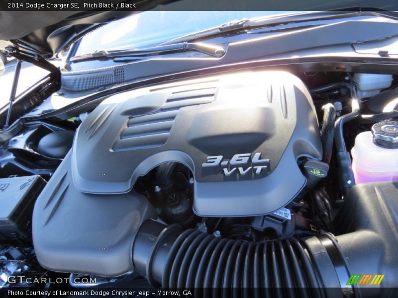 Pitch Black / Black 2014 Dodge Charger SE