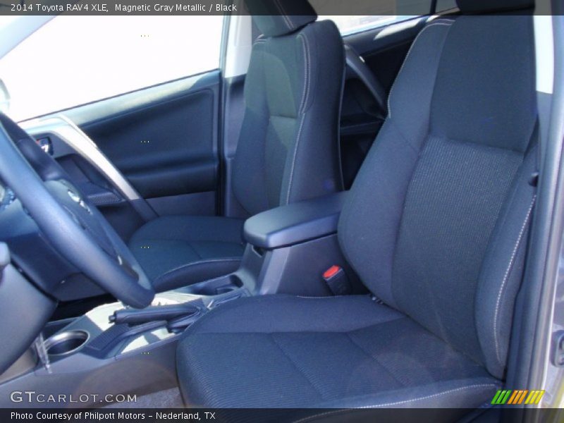 Magnetic Gray Metallic / Black 2014 Toyota RAV4 XLE