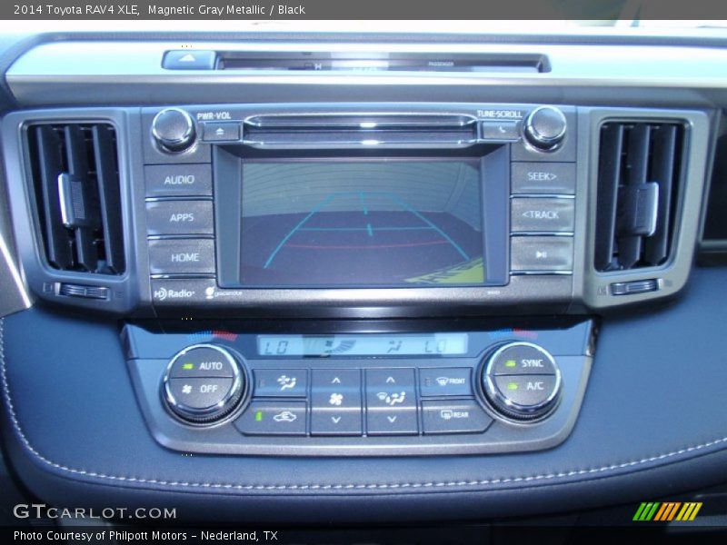 Magnetic Gray Metallic / Black 2014 Toyota RAV4 XLE