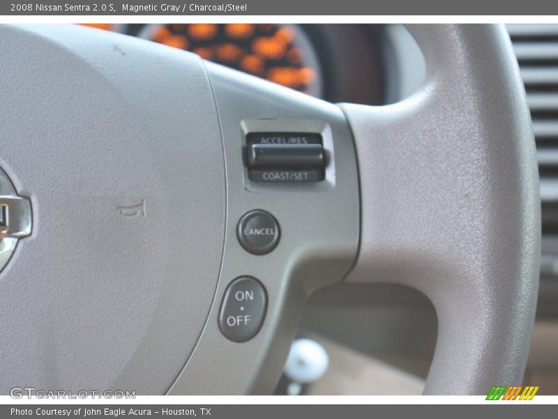 Magnetic Gray / Charcoal/Steel 2008 Nissan Sentra 2.0 S