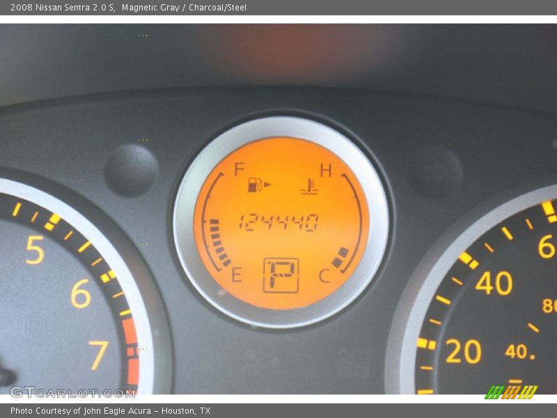 Magnetic Gray / Charcoal/Steel 2008 Nissan Sentra 2.0 S