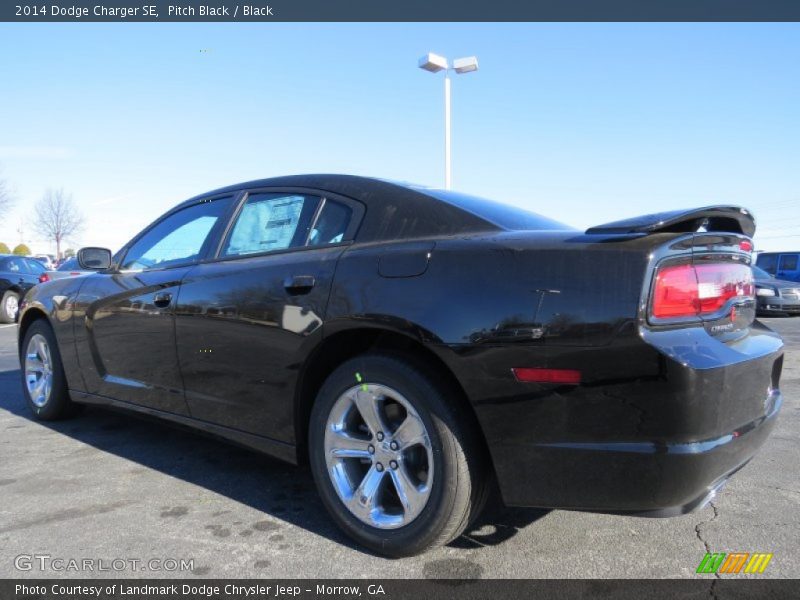 Pitch Black / Black 2014 Dodge Charger SE