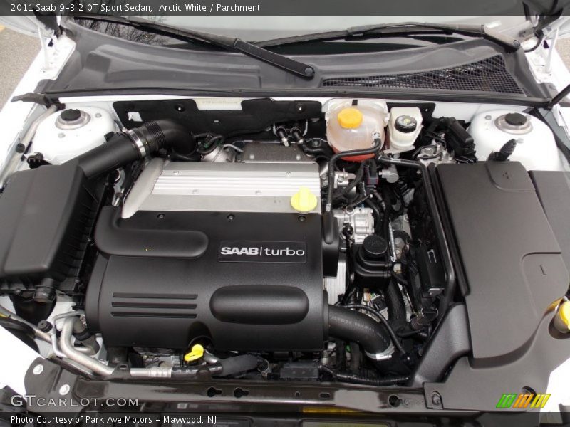 Arctic White / Parchment 2011 Saab 9-3 2.0T Sport Sedan