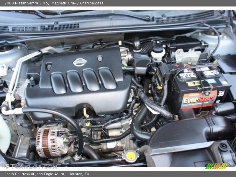 Magnetic Gray / Charcoal/Steel 2008 Nissan Sentra 2.0 S