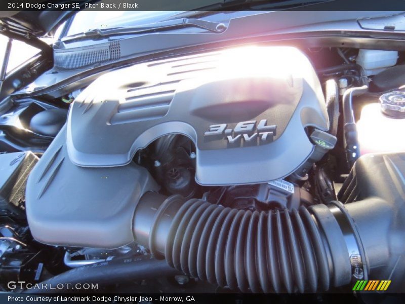 Pitch Black / Black 2014 Dodge Charger SE