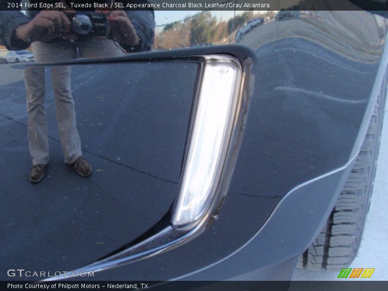 Tuxedo Black / SEL Appearance Charcoal Black Leather/Gray Alcantara 2014 Ford Edge SEL