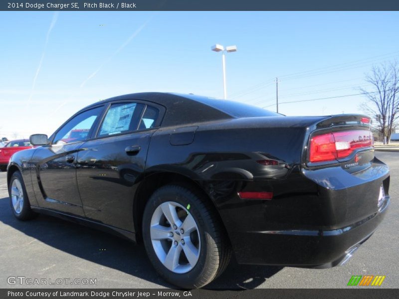 Pitch Black / Black 2014 Dodge Charger SE