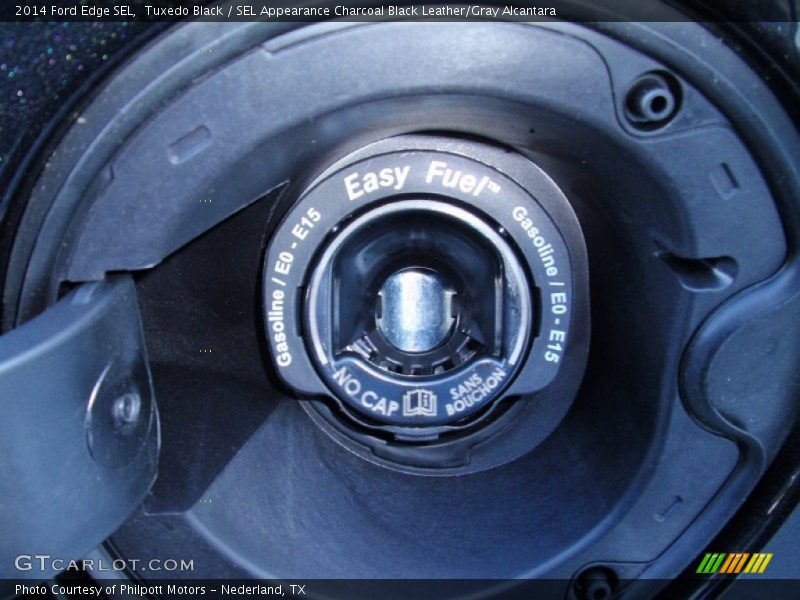 Tuxedo Black / SEL Appearance Charcoal Black Leather/Gray Alcantara 2014 Ford Edge SEL