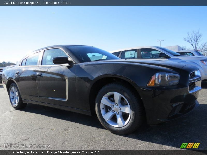 Pitch Black / Black 2014 Dodge Charger SE