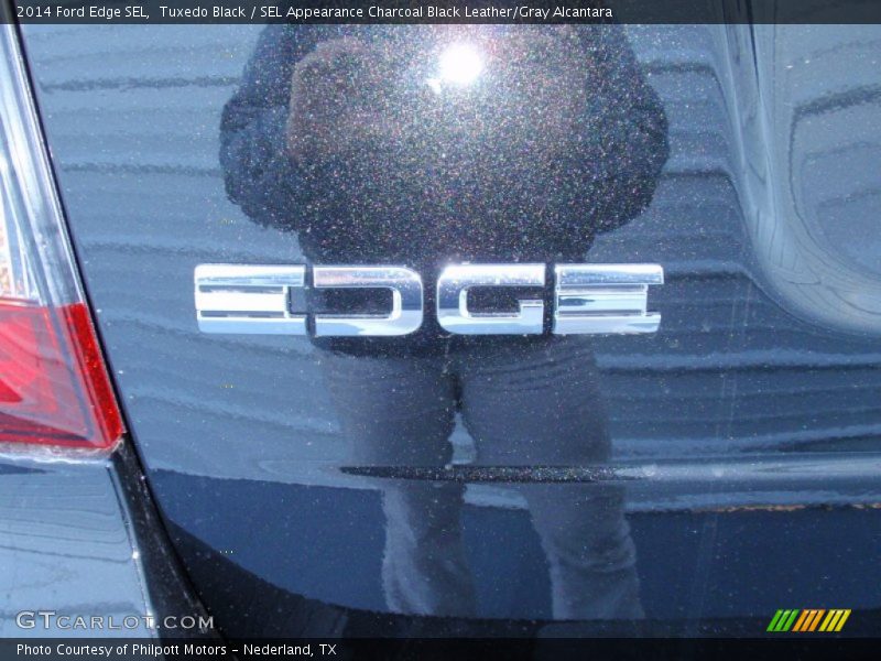 Tuxedo Black / SEL Appearance Charcoal Black Leather/Gray Alcantara 2014 Ford Edge SEL