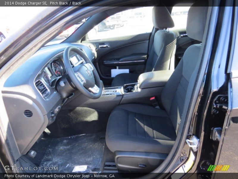Pitch Black / Black 2014 Dodge Charger SE