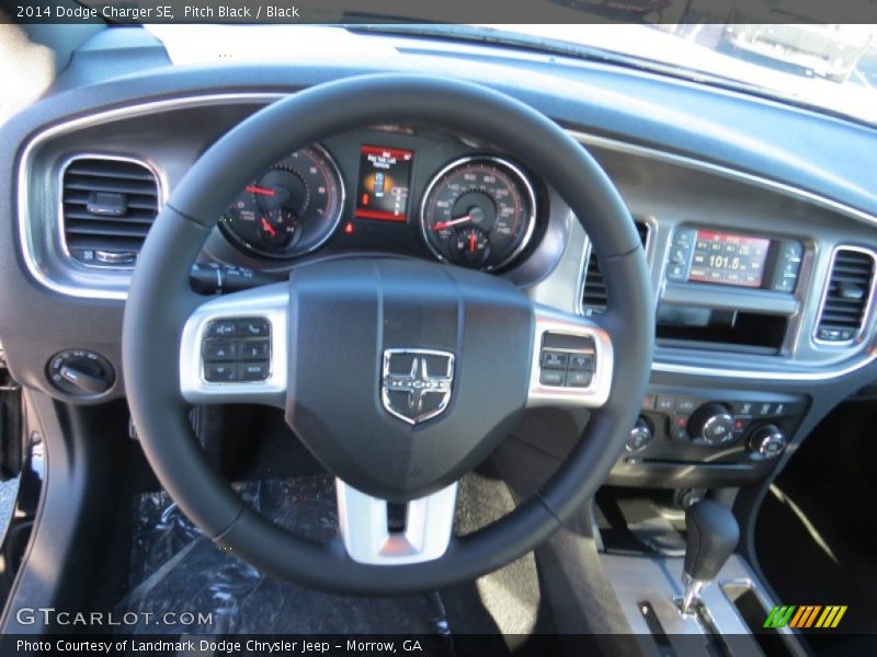 Pitch Black / Black 2014 Dodge Charger SE
