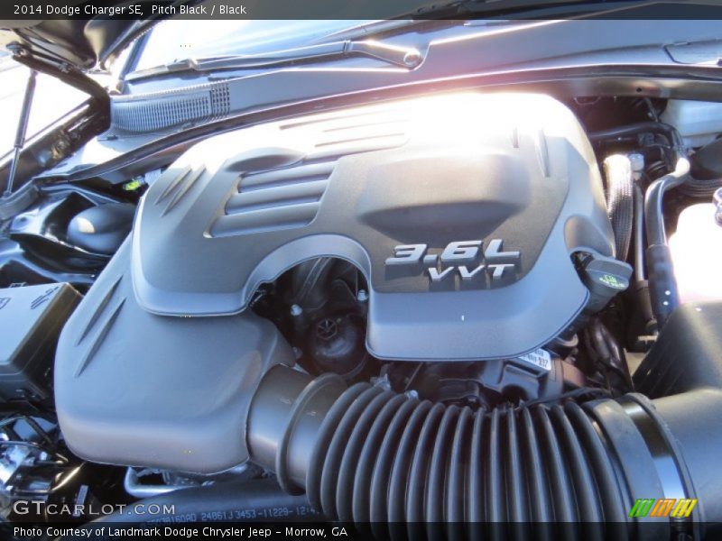 Pitch Black / Black 2014 Dodge Charger SE
