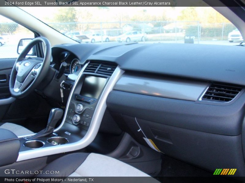 Tuxedo Black / SEL Appearance Charcoal Black Leather/Gray Alcantara 2014 Ford Edge SEL